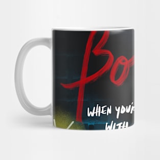 Neon Lightning and lettering Mug